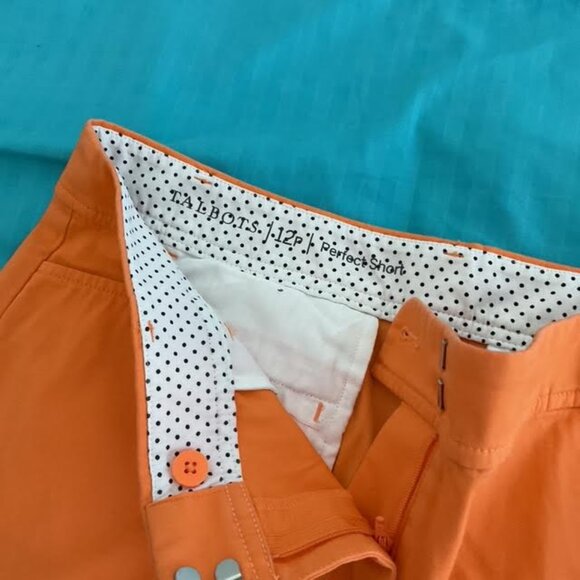 Talbots Orange Shorts - Picture 1 of 3